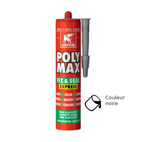 Poly max fixe et seal express 425G noir - GRIFFON - 6150454