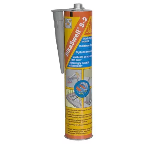 SikaSwell S-2 - Mastic polyuréthanne hydro-expansif - Rouge - SIKA - 600ML - 496478