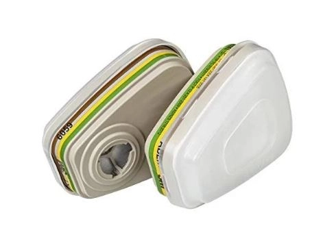 Kit filtre anti-poussière et filtre anti-gaz ABEK1 P3 R 3M - 6004PRO 01