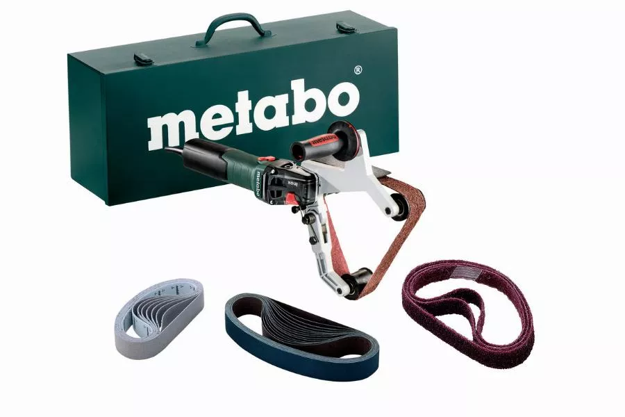 Ponceuse à tubes METABO RBE 15-180 Coffret avec set d'accessoires - 602243500