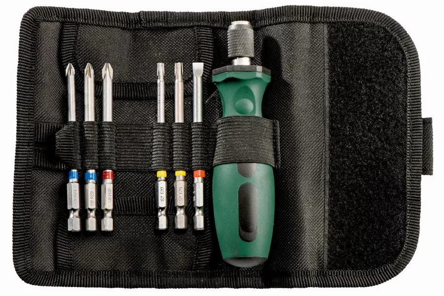 Set tournevis 7 embouts en étui souple METABO - 626723000