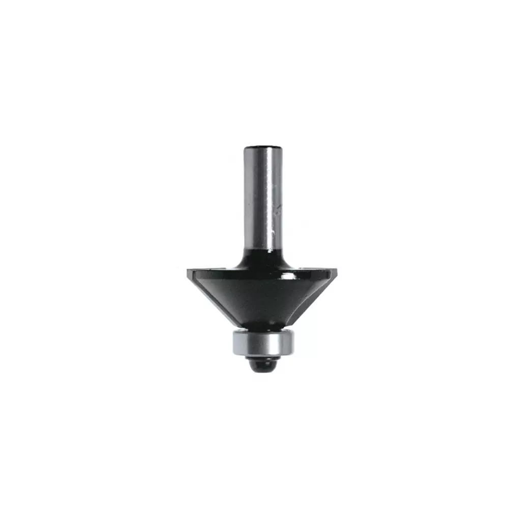 Mèche à chanfreiner droite HM + Guide - D. 19 mm L.U. 13 mm angle 15° Q. 8 mm - LEMAN - 4688.719.00