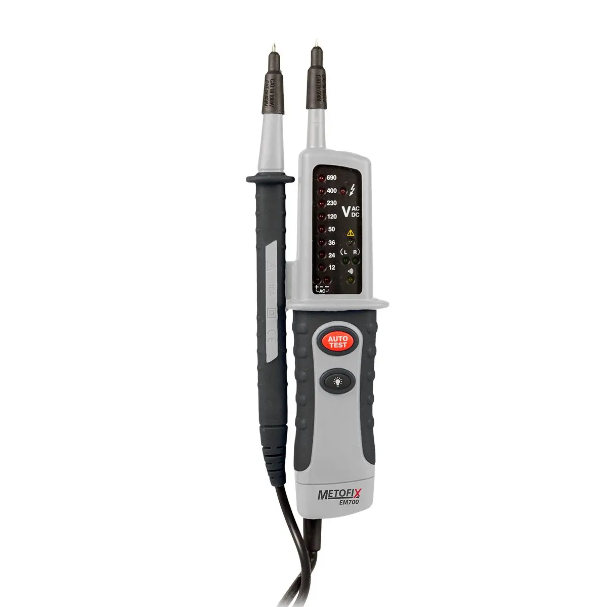 Metofix EM700 Voltmètre, Testeur de tension universel - NETIM - 545738