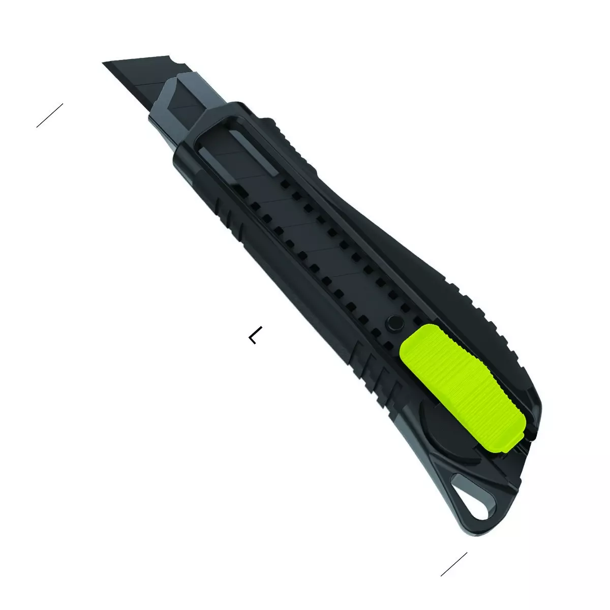 Cutter lame noire - 18 mm - METRICA - 09031