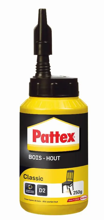 Colle à bois Classic PATTEX - bib 250g - 1419247
