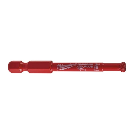 Foret diamant 5 mm 1/4 hex MILWAUKEE - 49560503