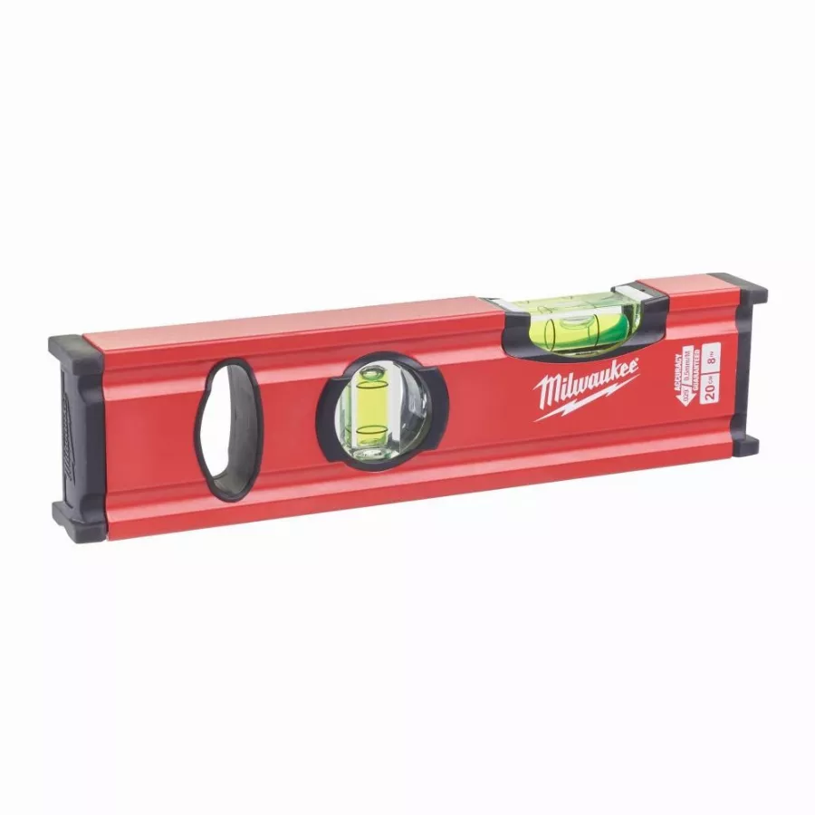 Niveau tubulaire Slim MILWAUKEE - 20 cm - non magnétique - 4932472091