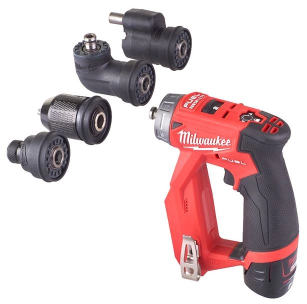 Perceuse Visseuse Fuel à mandrin amovible M12 FDDXKIT-202X MILWAUKEE - 4933464979