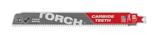 Lame scie sabre Metal TCT Torch 230 mm MILWAUKEE - Lot de 5 - 48005502