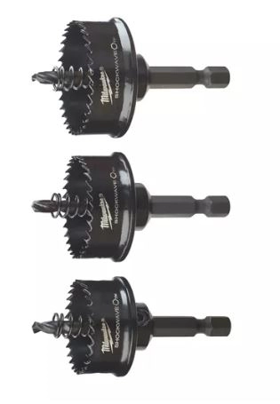 Set 3 scies cloche Shockwave impact MILWAUKEE - 49224800