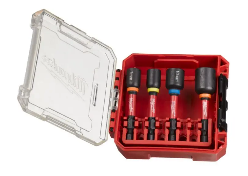 Lot de douilles magnétiques Shockwave MILWAUKEE - 4 pièces - 4932492445