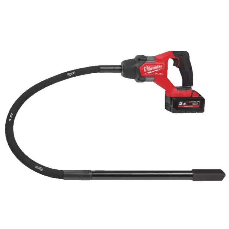 Aiguille vibrante sans fil manuelle - 18 V - 2.4 m - Inclus 1 Batterie 5.5 Ah + 1 Chargeur - MILWAUKEE - 4933479597