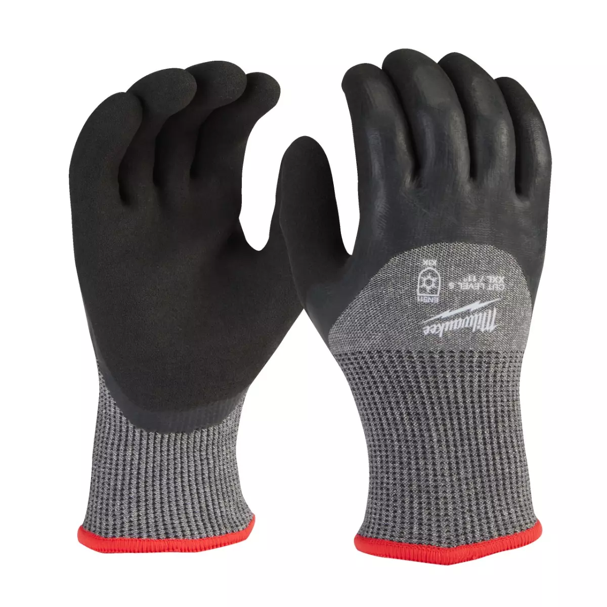 Gants d'hiver anti coupure 5/E - 9/L - 12 paires - MILWAUKEE - 4932479563