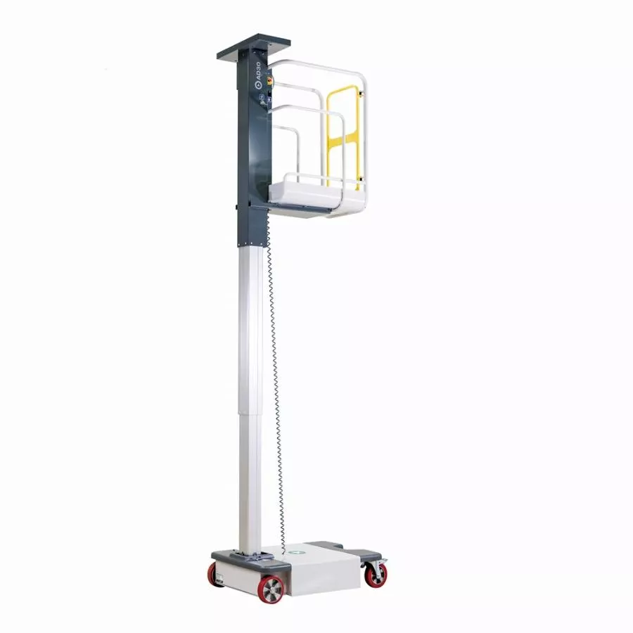 Mini nacelle à mât vertical STOCKMAN motorisée hauteur de travail jusqu'à 4950 mm - MA50SF