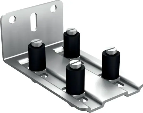 Guide reglable avec 4 olives bandage souple equerre inox pr u 25x17 et 30x30 1128 d