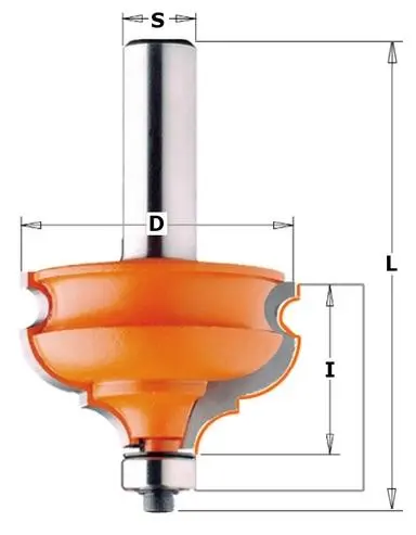 Fraise HM LEMAN pour moulure décorative - 4448-715-00