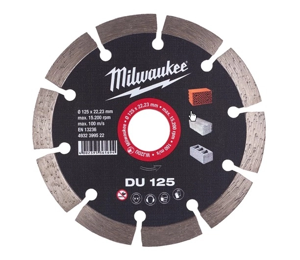 Disque diamant universel MILWAUKEE DU Ø125 mm - 4932399522