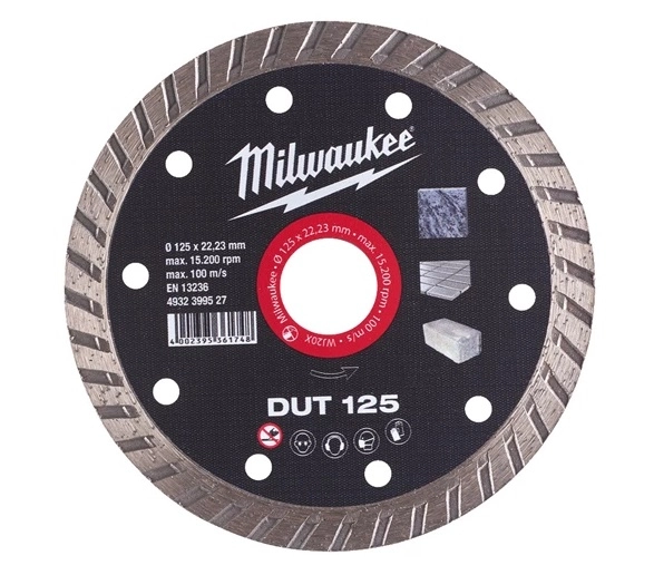 Disque diamant universel MILWAUKEE DUT Ø125 mm - 4932399527