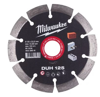 Disque diamant DUH 125 mm MILWAUKEE - 4932399540
