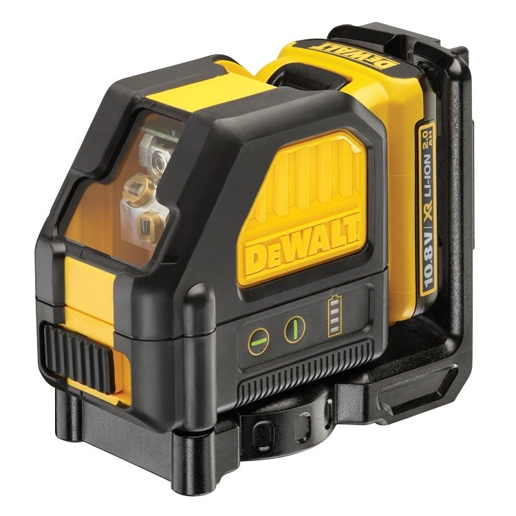 Laser en croix 10.8V 2.0Ah DEWALT faisceau vert + batterie et chargeur - DCE088D1G
