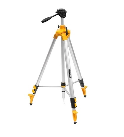 Trépied télescopique DEWALT - aluminium - fixation 1/4" - DE0733-XJ
