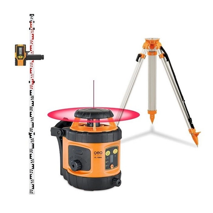 Pack laser maçon FL190A + trépied + mire - GEO FENNEL - 292190-S01 