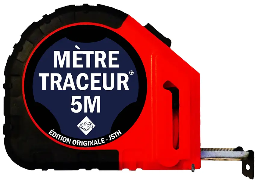 Mètre traçeur 5m + 10 mines édition originale JSTH - Noir - MT5-N