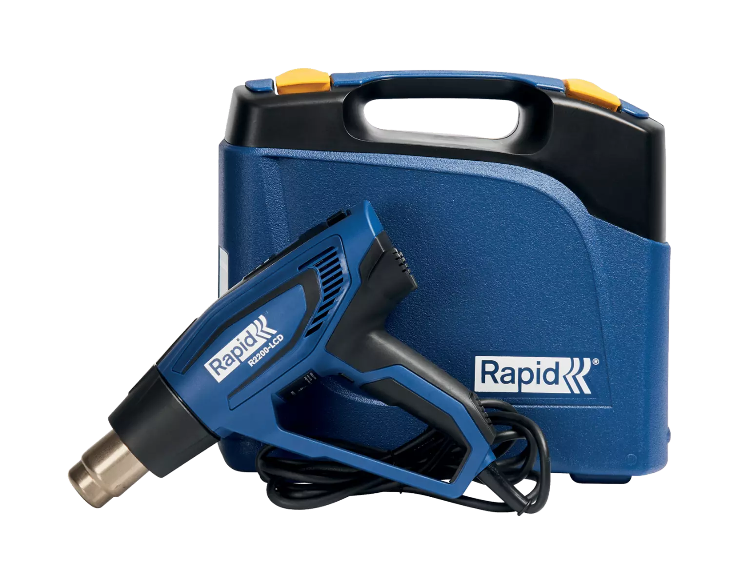 Pistolet à air chaud Rapid R2200-LCD - 2200 W - RAPID-ISABERG - Coffret - 5001448