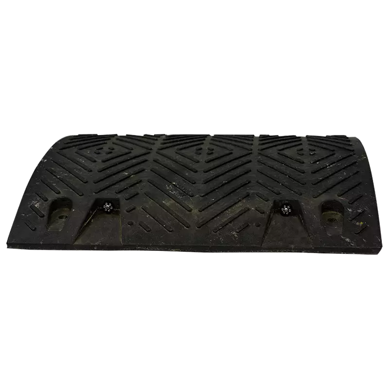 Module droit de ralentisseur - 500 x 430 mm - H 60 mm - Noir - NOVAP - 8003074