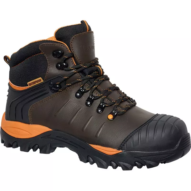 Chaussures de sécurité hautes marron MONTANA S3 HI CI SRC WR - SOLIDUR - MONTA