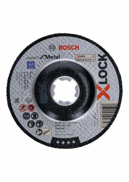 Disque X-Lock BOSCH 125x1 multiconstruction - 2608619269