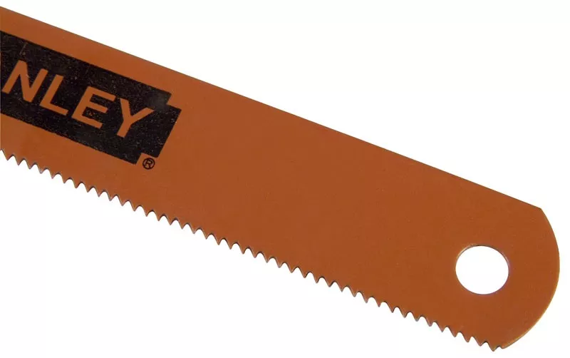 Lame de scie à métaux rubis STANLEY HSS Molybdène L.300 mm 12 Dents