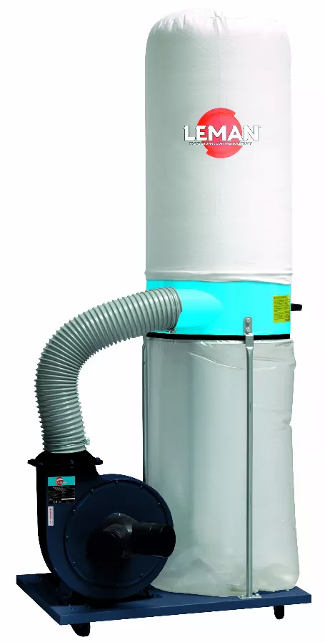 Aspirateur à copeaux LEMAN - Triphasé - 1500W 150L - ASP152T