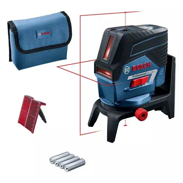 Laser combiné GCL 2-50 C Professional - BOSCH - avec support RM2 et piles - housse- 0601066G00