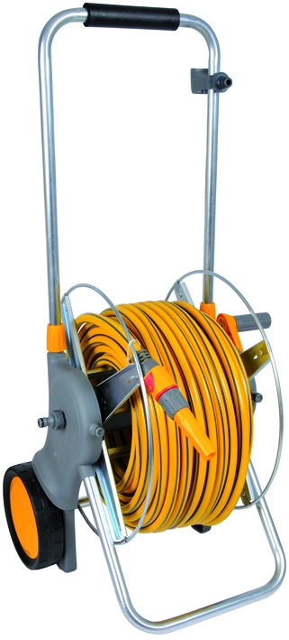 Dévidoir métal équipé de 30m de tuyau Ø19 HOZELOCK - 2461R0000