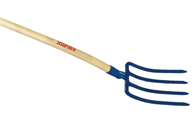 Fourche à bêcher douille 4 dents triangles Pro 30 cm REVEX - Sans manche - 187211          