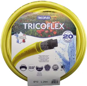 Tuyau BP8 pvc jaune 25x32,2 - 25m - TRICOFLEX - 048273