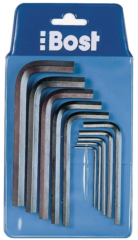 Jeu de clé BOST 6 pans en trousse - 1.5 - 2 - 2.5 - 3 - 4 - 5 - 6 mm - 866650