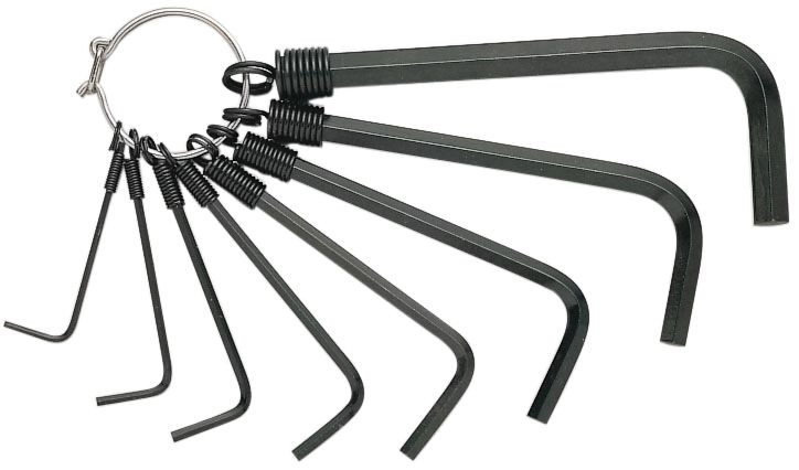 Jeu de clé BOST sur Anneau - 8 clés 6 pans - 866050