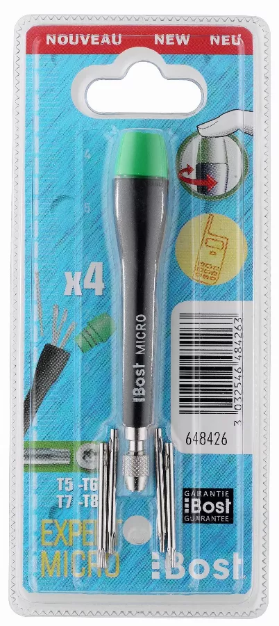 Tournevis Micro Expert 4 lames Torx - BOST - 648426