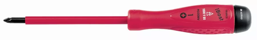 Tournevis BOST - Lame cruciforme Pozidriv Isolé 1000V - PZ2 X 125 mm - 618220