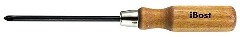 Tournevis BOST Manche bois - Lame cruciforme Phillips - 5 X 100 mm - 604050