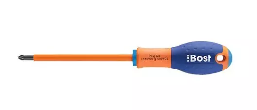 Tournevis BOST électricien - Lame plate Expert isolé 1000V - 5,5 X 175 mm - 626060