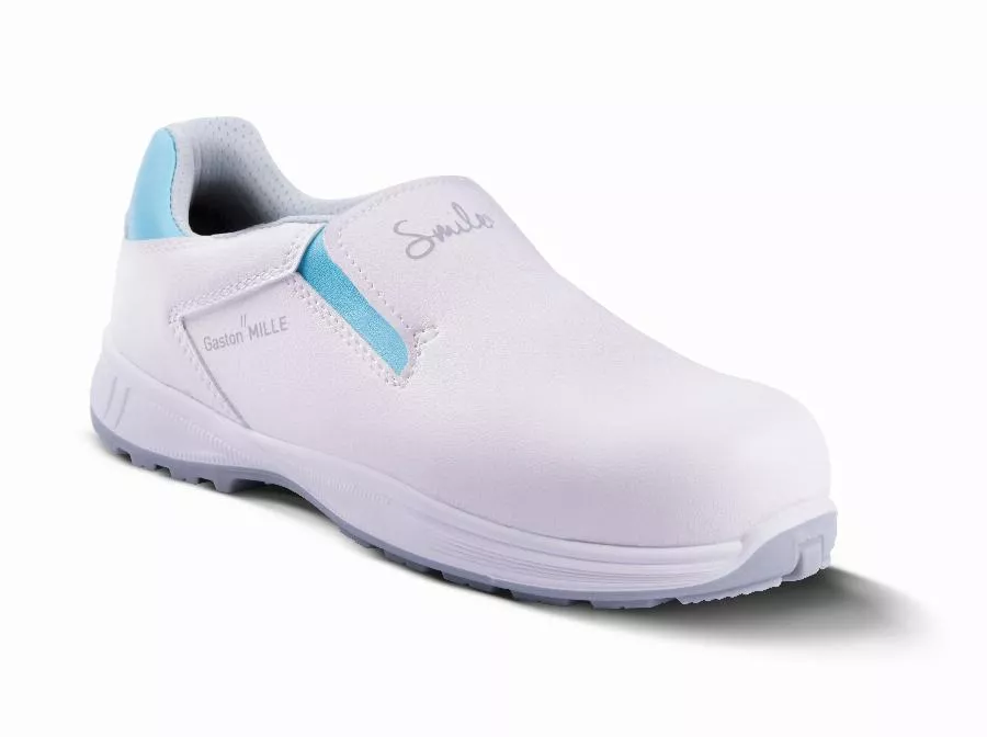 Mocassin de sécurité GASTON MILLE Ottawa S2 SRA ESD - Blanc - Taille 44 - OTHB1 T.44