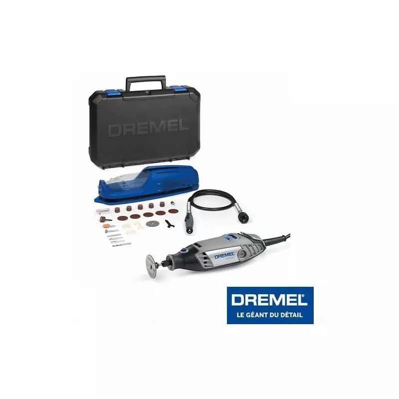 Outil multifonction DREMEL 3000-1/25 + accessoires + mallette 28 pièces - F0133000JP