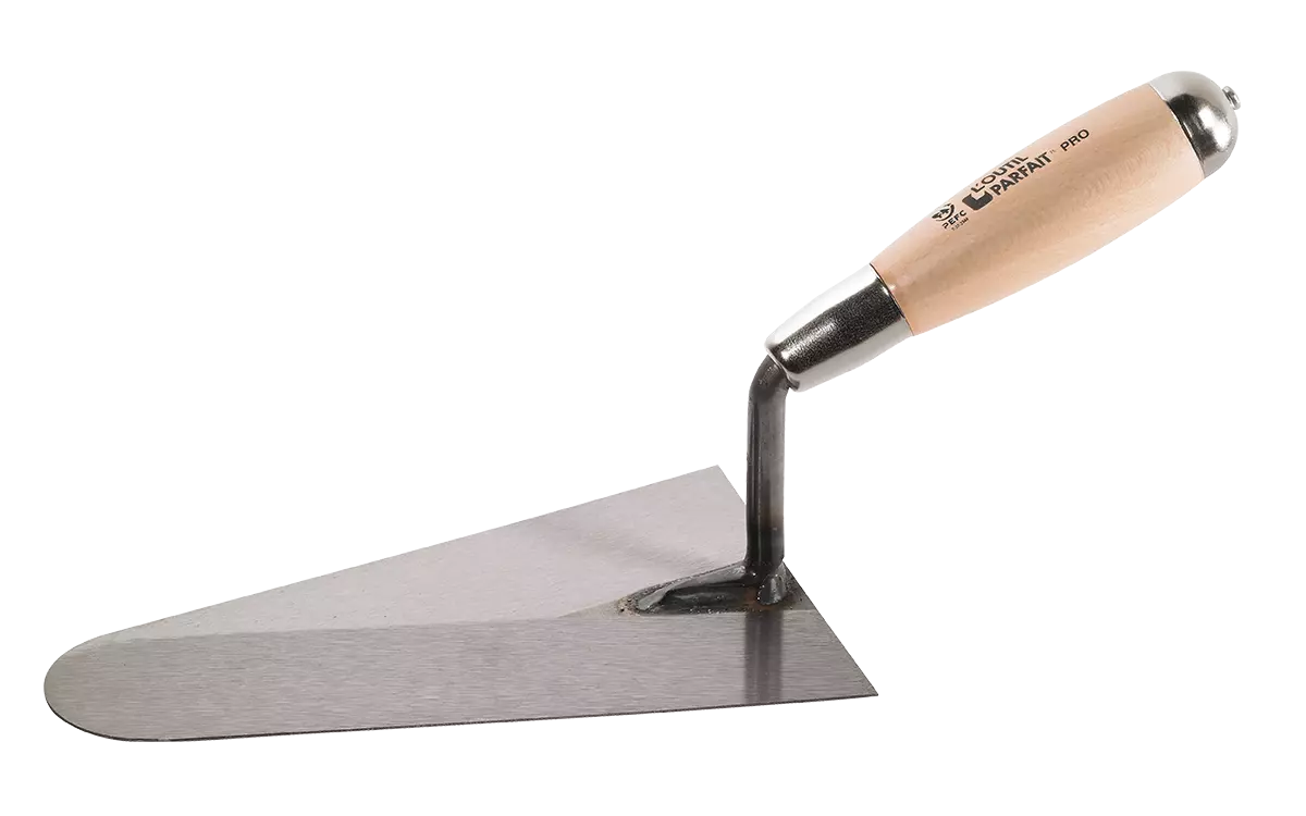 Truelle italienne ronde acier bois - 18 cm - OUTIL PARFAIT - 455180