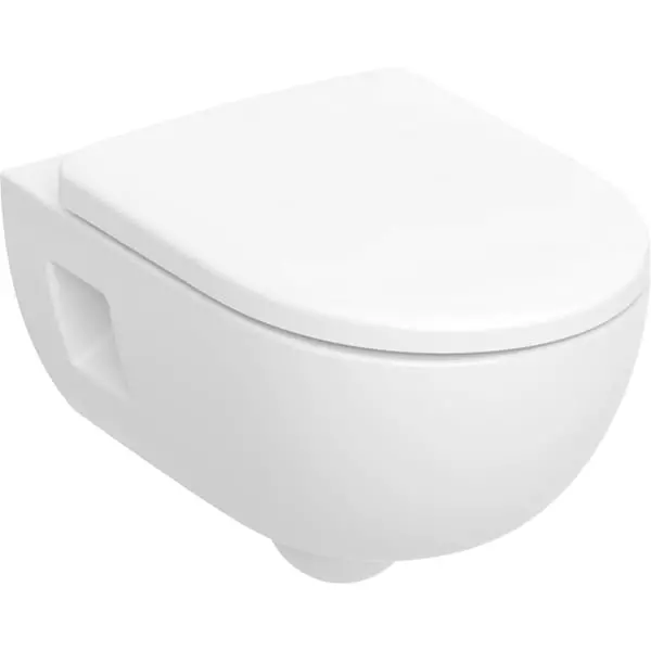 Pack wc suspendu à fond creux Renova GEBERIT - semi-caréné - Rimfree - avec abattant - 500.800.00.1