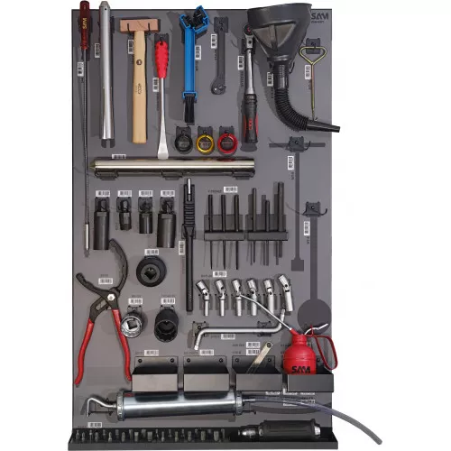 Panneau Outillage spécial Moto Vide avec Sérigraphie Crochet - SAM OUTILLAGE - PAN-MOT-N