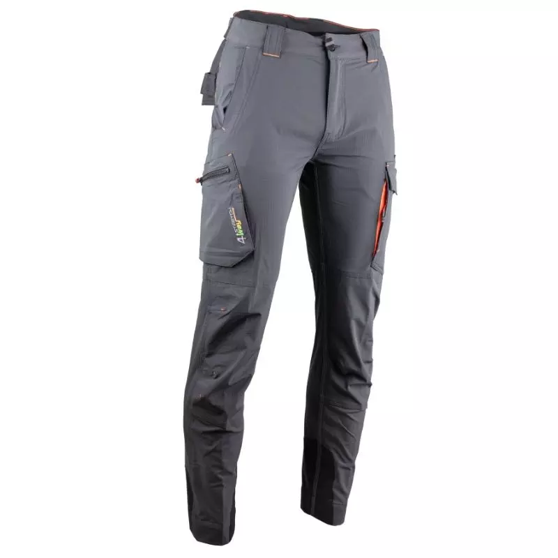 Pantalon de Travail Femme Stretch 4WAY Vénus Spécial Été - Gris nuit - LMA - 1815