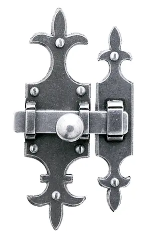 Targette 679 fer patiné BOUVET - 140 x 40 mm - 20494